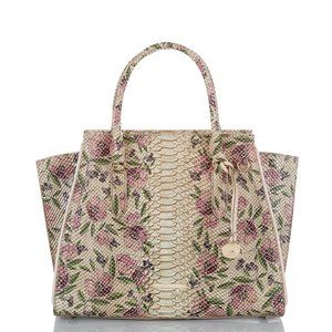 NWT BRAHMIN PRISCILLA SATCHEL LABYRINTH
